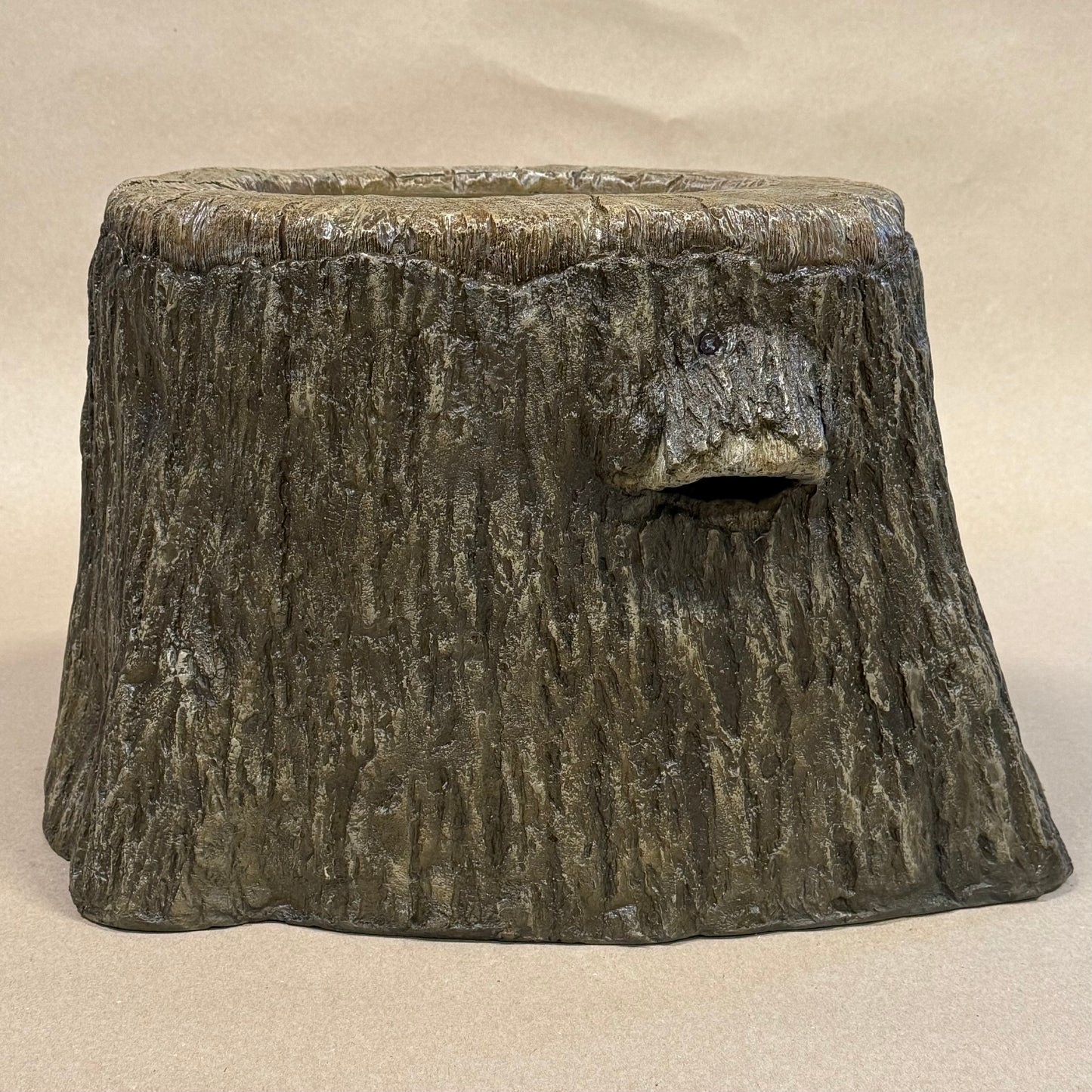 Tree Stump Themed Automatic Horse Waterer Cover